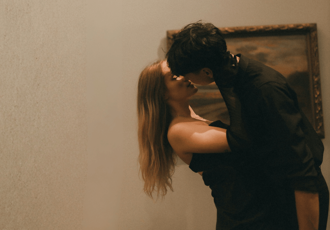 A couple reconnecting